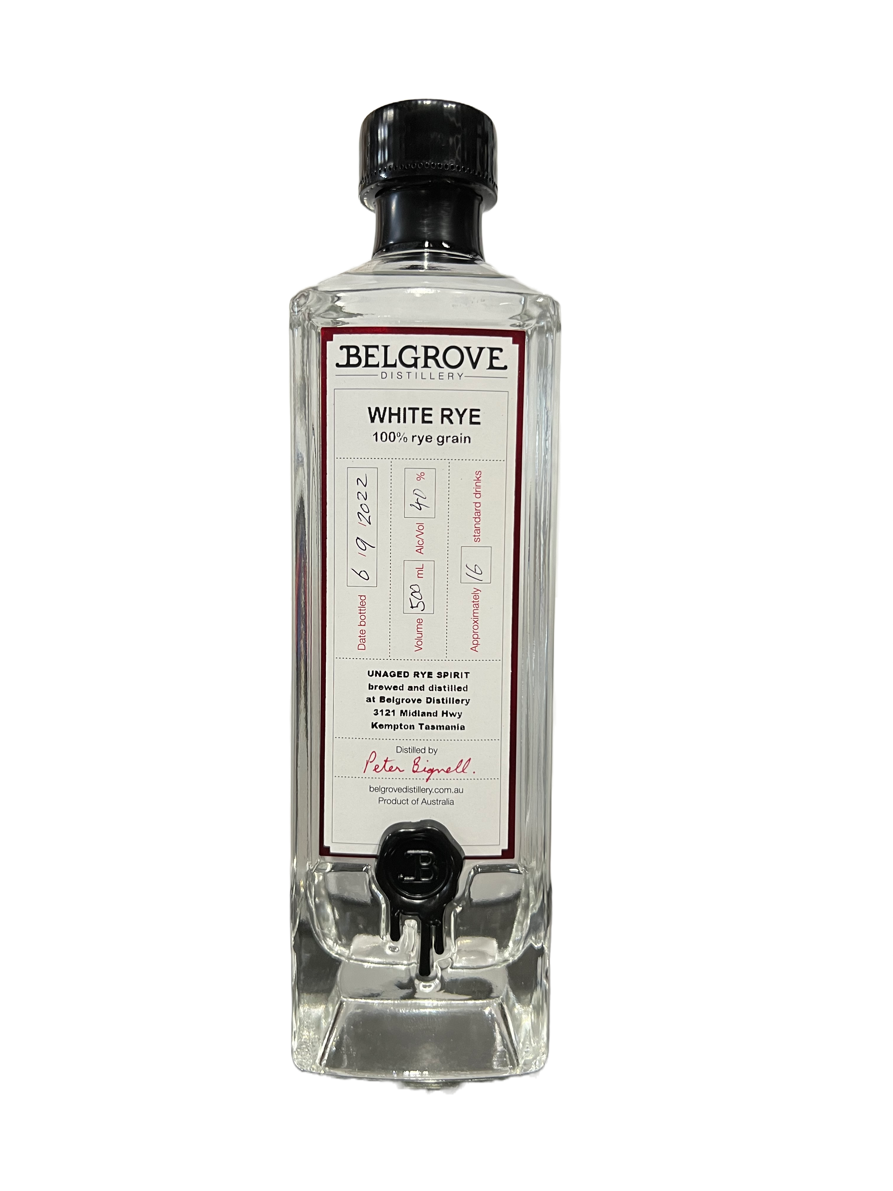 White Rye – Belgrove Distillery