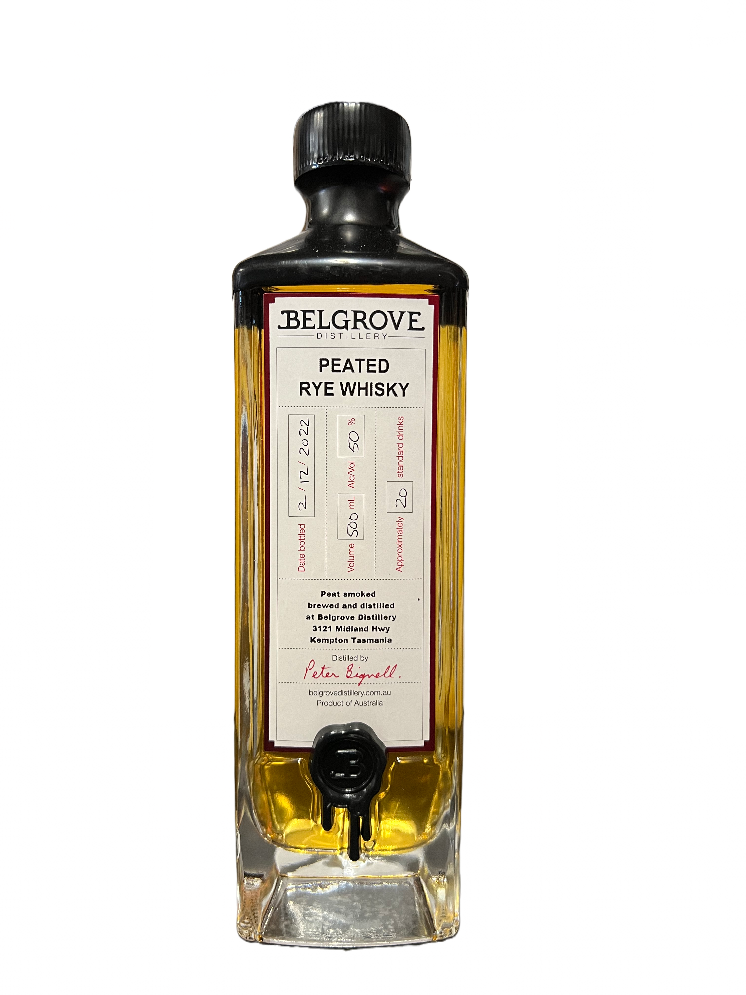 Belgrove Rye Whisky 　ベルグローブ Peated Rye Whisky – Belgrove Distillery