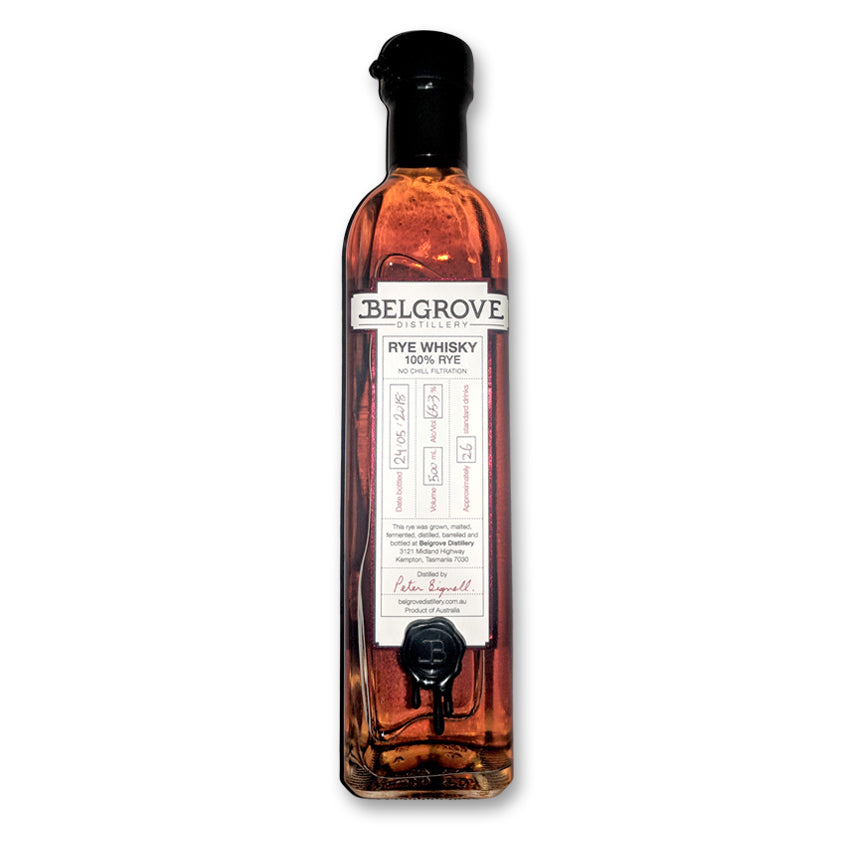 Rye Whisky 62.7% Aged in ex-Heartwood cask 500ml