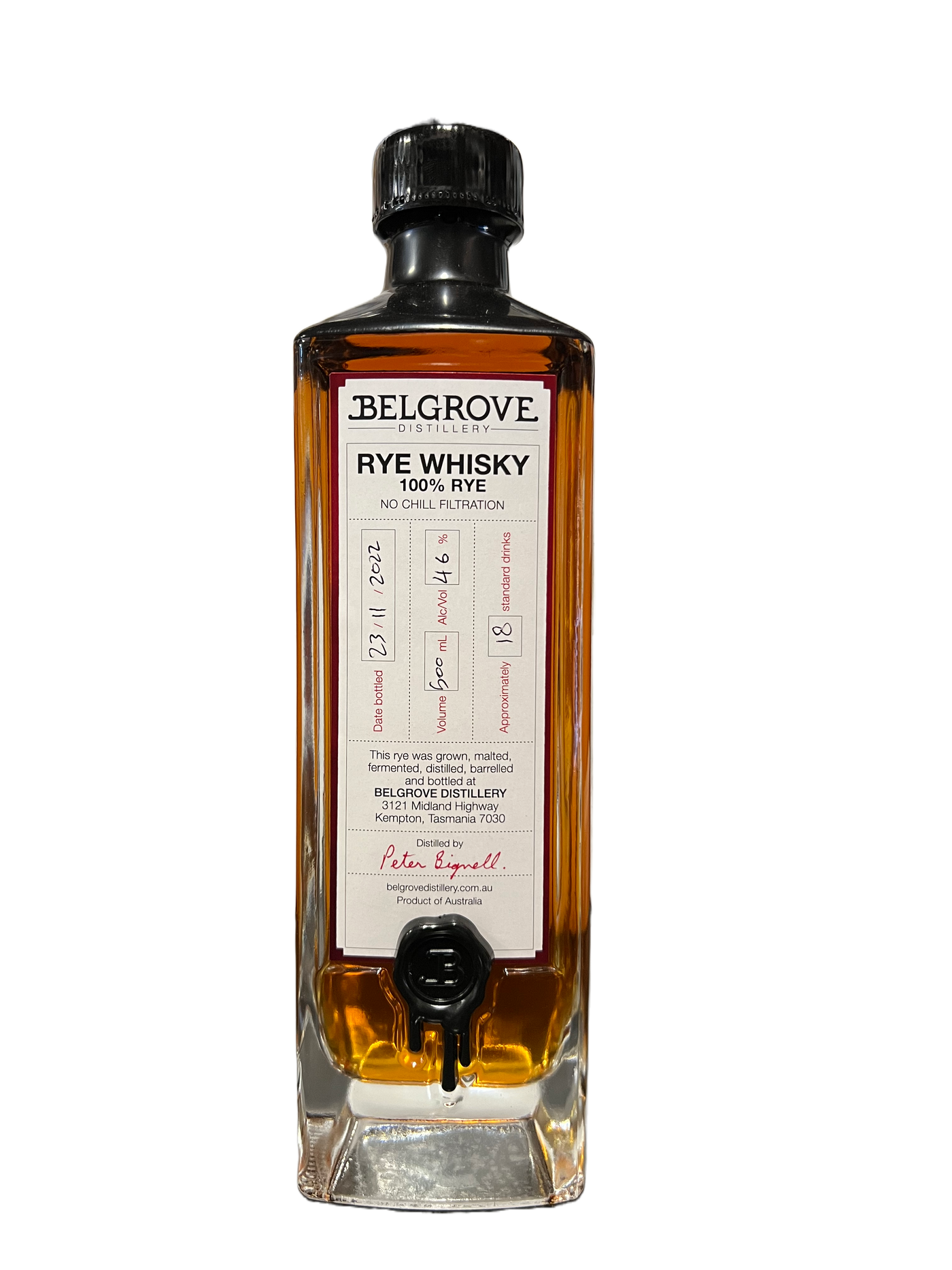 Rye Whisky 45.5%
